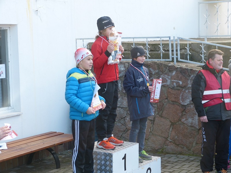 Lenny mit dem verdienten Lohn seiner Mühen