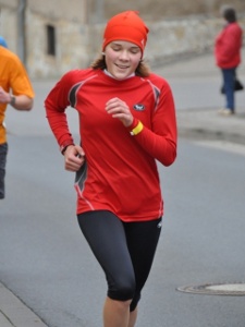 Anna beim Sylvesterlauf 2011