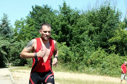 Daniel beim abschließenden Lauf ... Daniel beim abschließenden Lauf ...