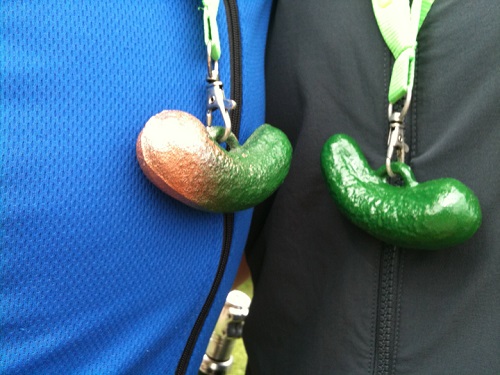 glücklichen Gürkchen - mit noch glücklicheren Finisherin