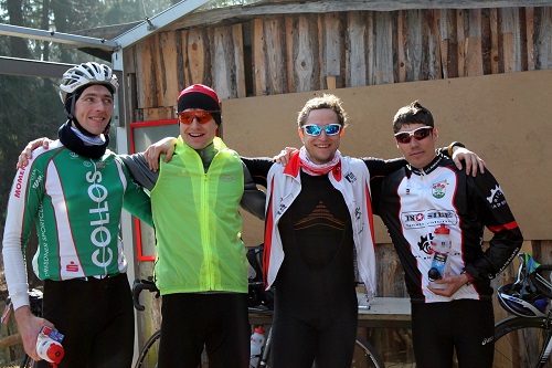 die Sieger: Andy, Dirk, Carsten, Robin